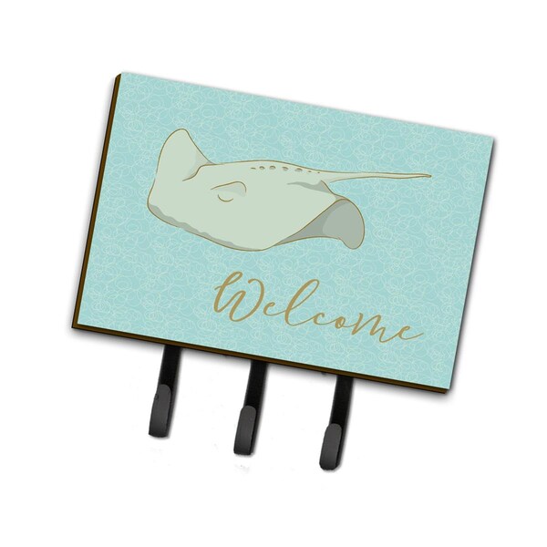 Carolines Treasures Sting Ray Welcome Leash or Key Holder BB8561TH68 - main